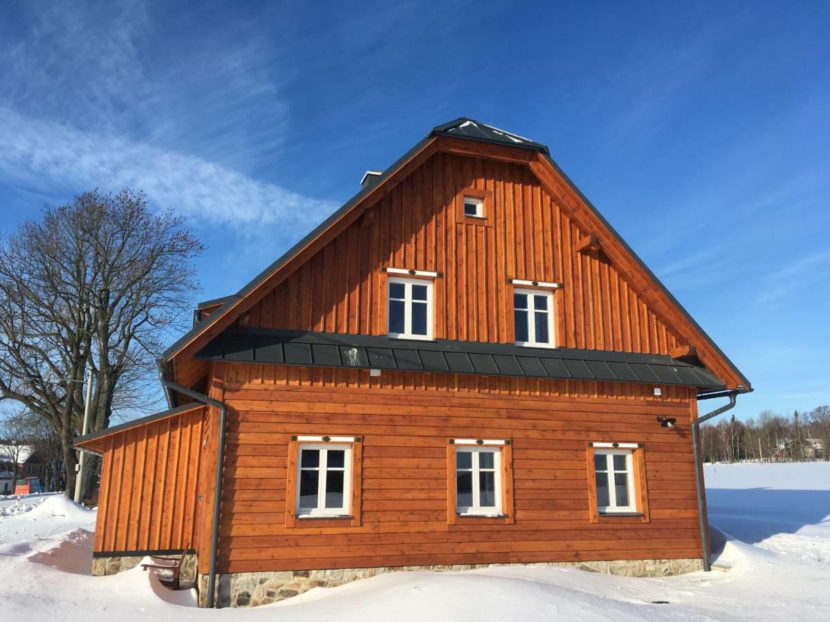 Horsky Apartman Vyhlidka Rejviz Zlate Hory Exterior photo